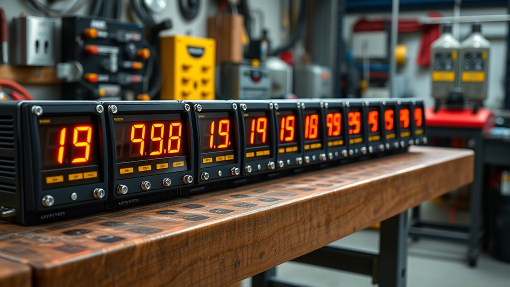 top generator voltage meters