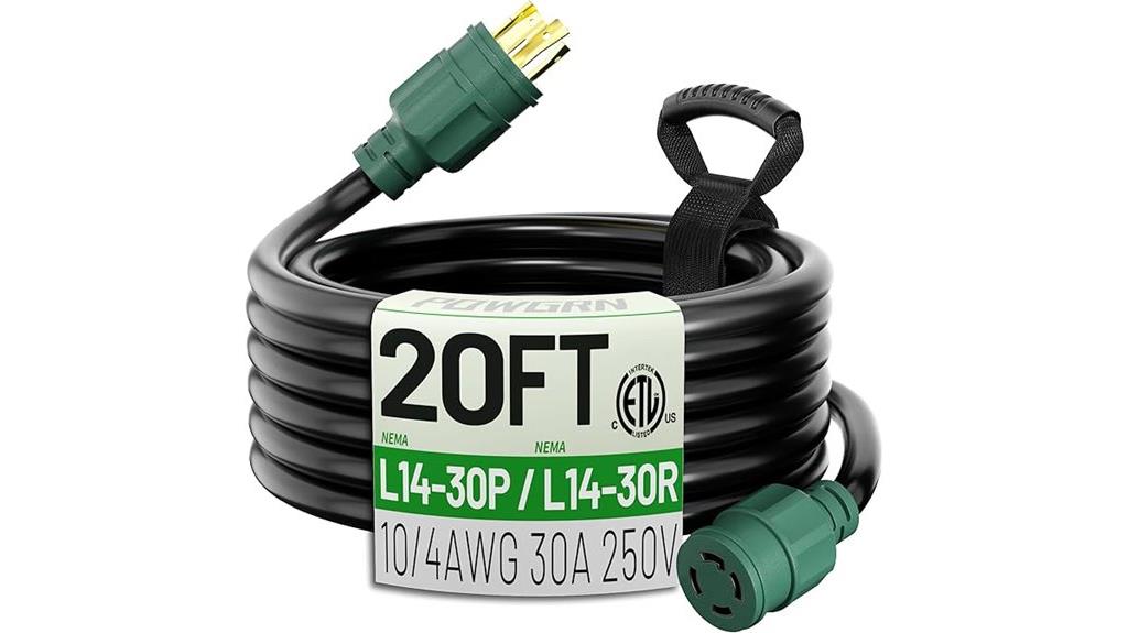 twenty foot 30 amp extension