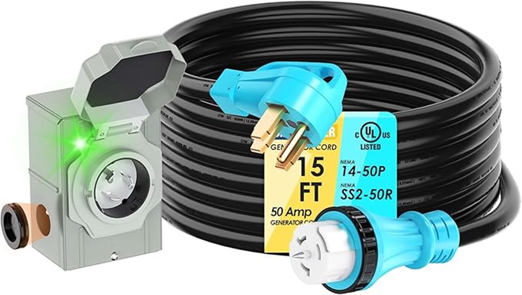 ul 50a generator cord