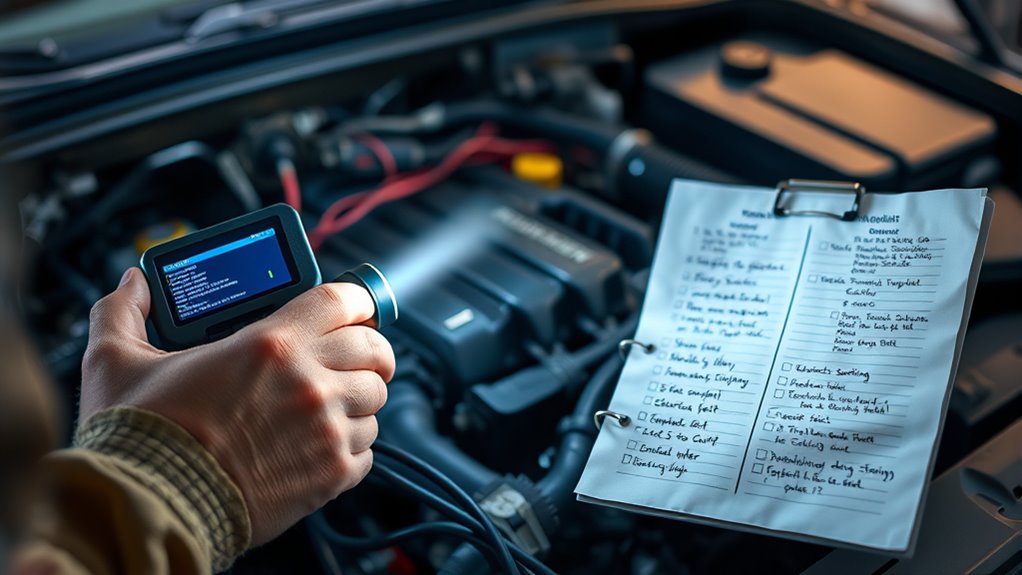 vehicle start up troubleshooting checklist