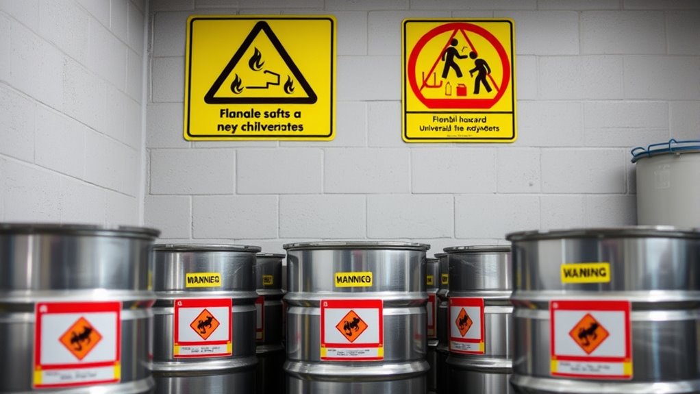 visible hazard signage compliance