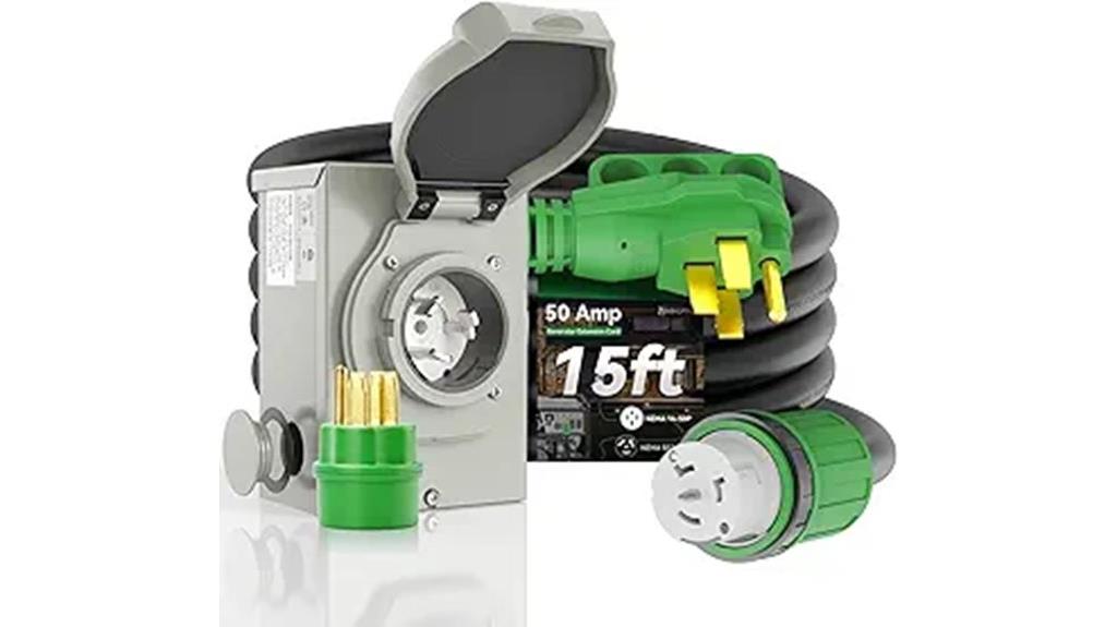 waterproof 50 amp cord