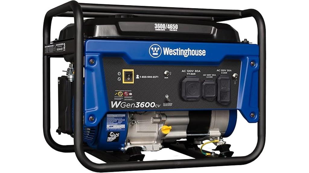 westinghouse 4650 peak watts
