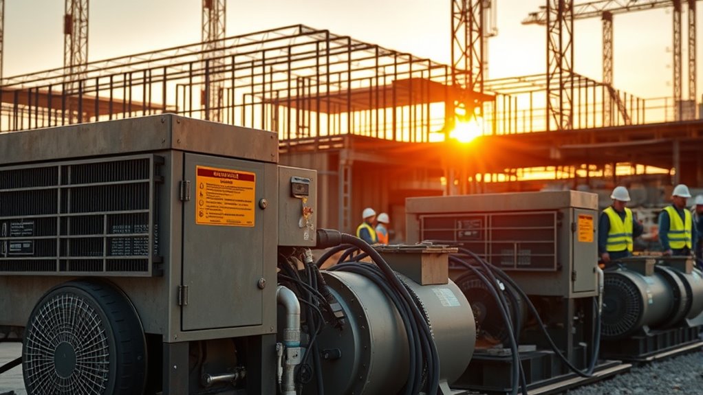 construction site generator safety