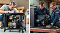 diy vs professional generator maintenance