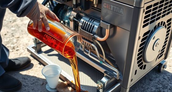 drain generator fuel oil