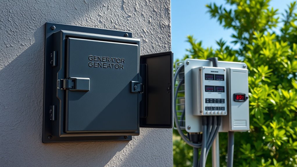 ensure safe generator wiring