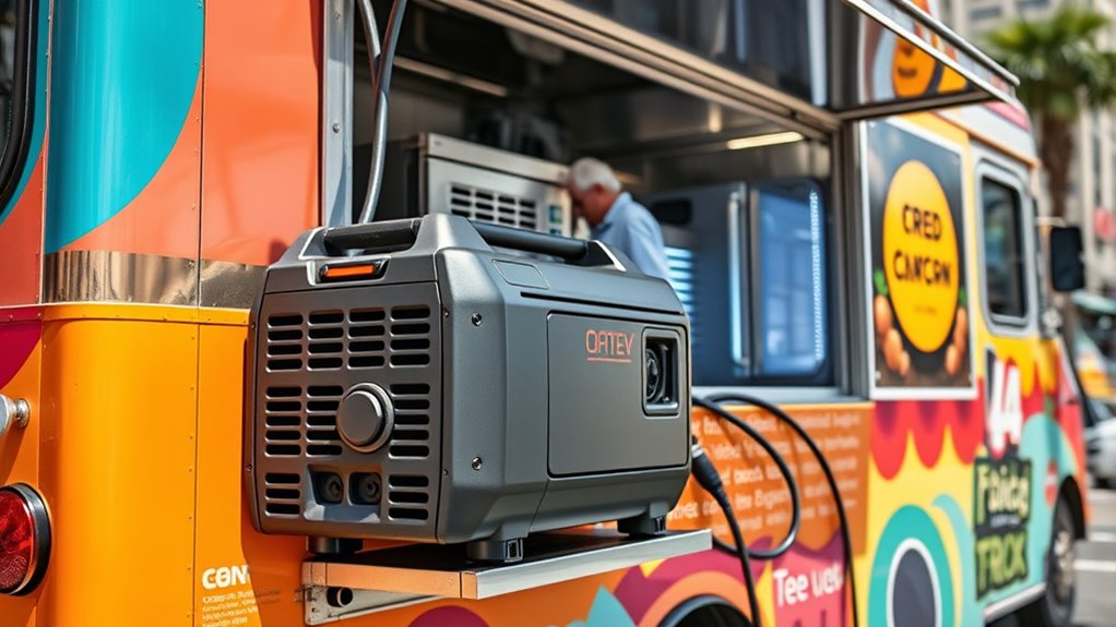 food truck generator solutions