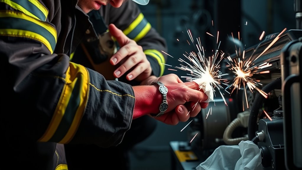 generator accident first aid