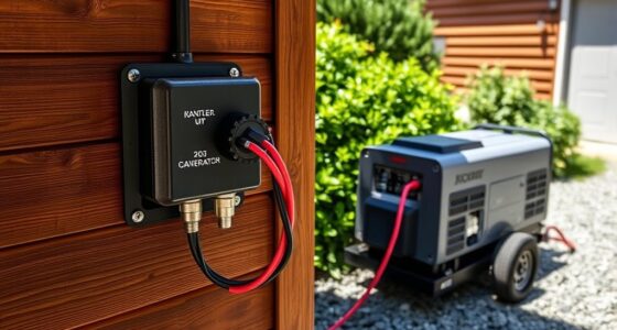 generator connection with switch