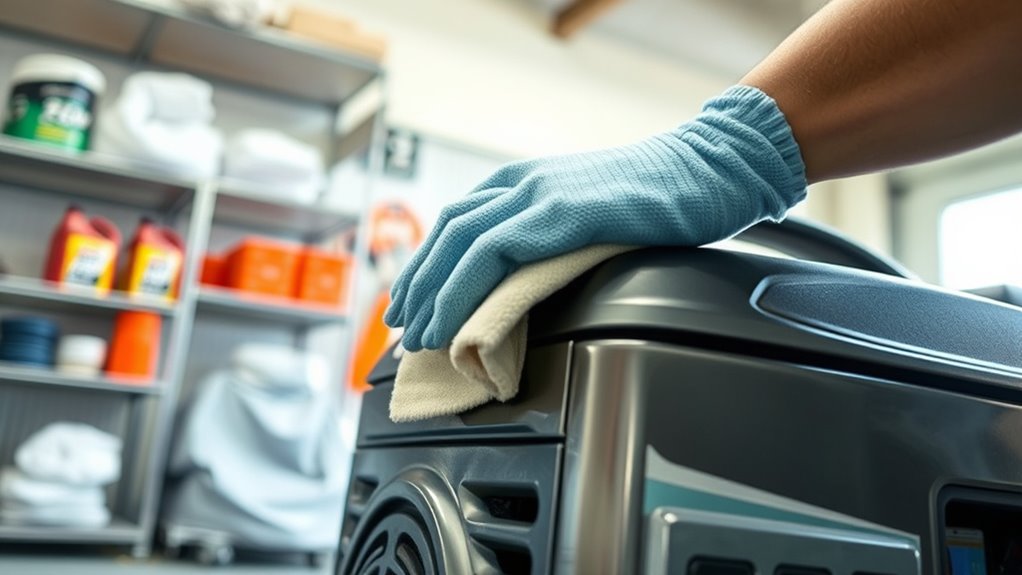 generator maintenance and storage