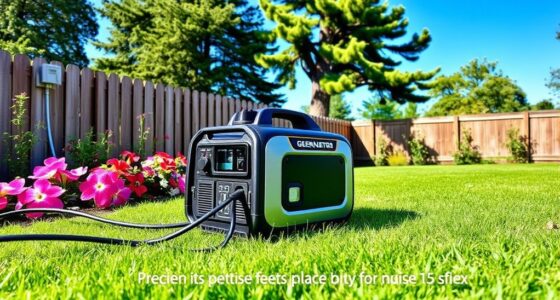 generator noise distance guidelines