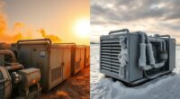 generator performance in weather