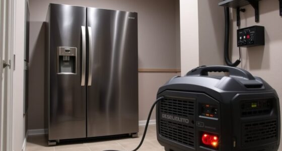 generator powered fridge operation