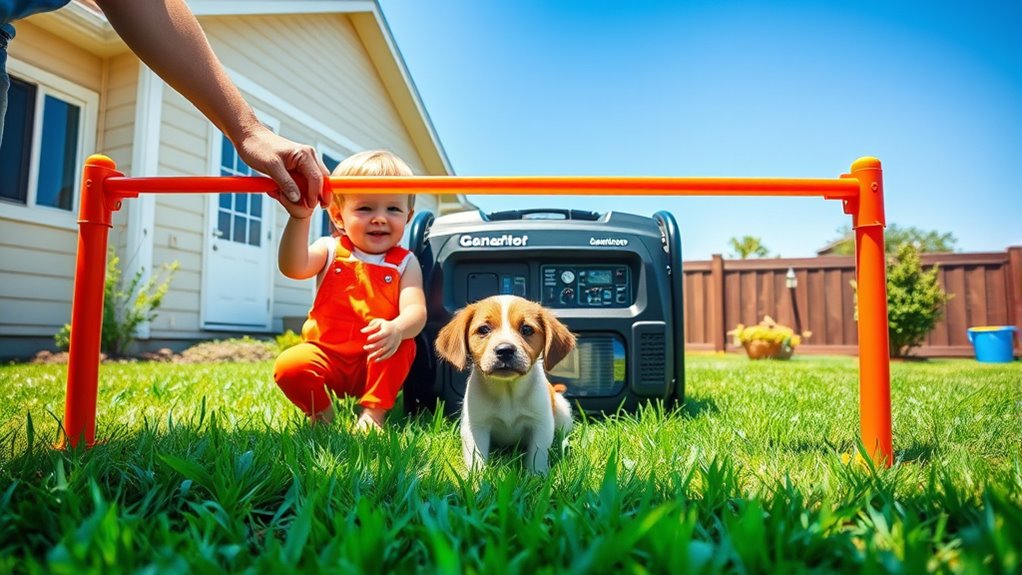generator safety and pet protection