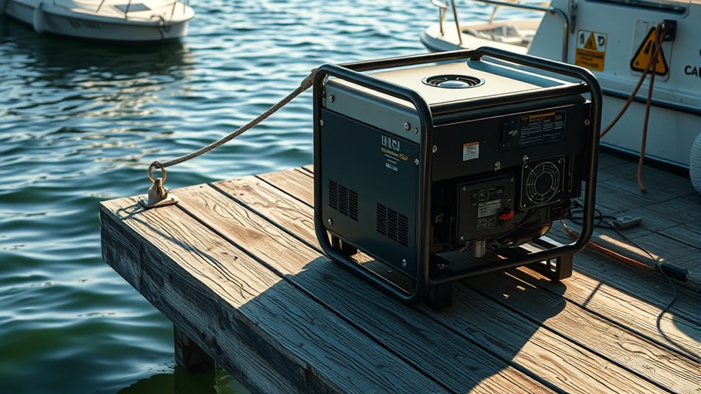 generator safety near water