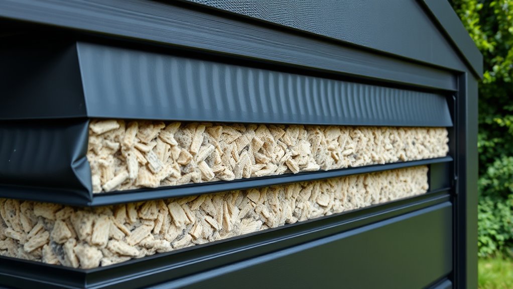 generator shed soundproofing materials