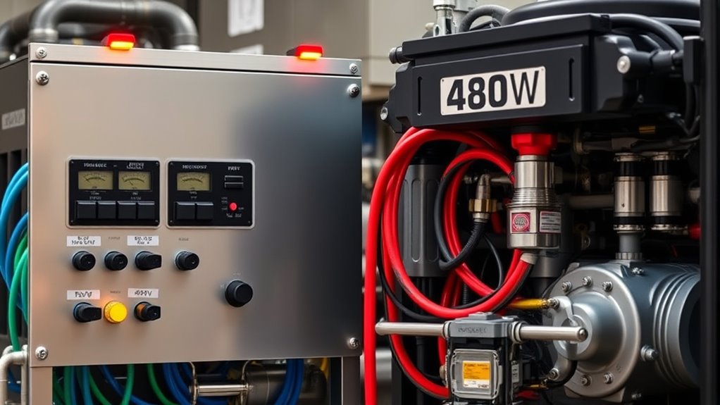 generator voltage output comparison