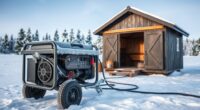 ice fishing hut generators