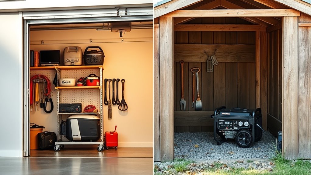 indoor vs outdoor storage