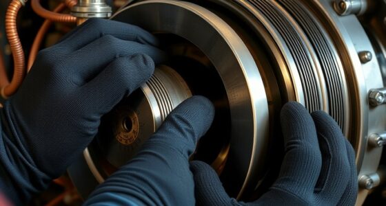 inspecting generator contact points