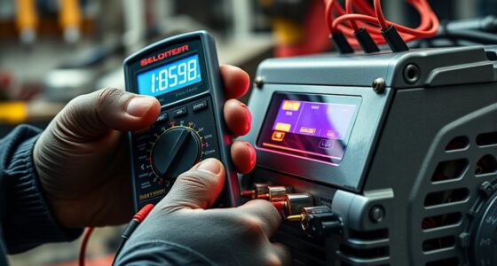measuring generator voltage frequency