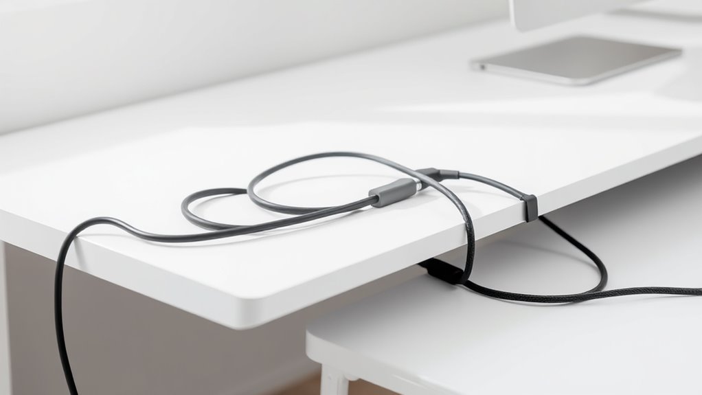 organize cables with covers