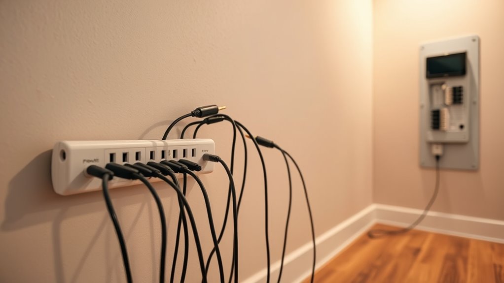 prevent overloading electrical outlets