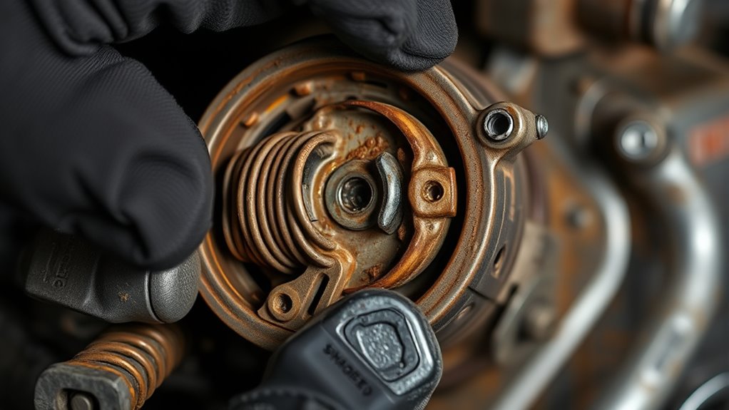 recoil starter disassembly lubrication