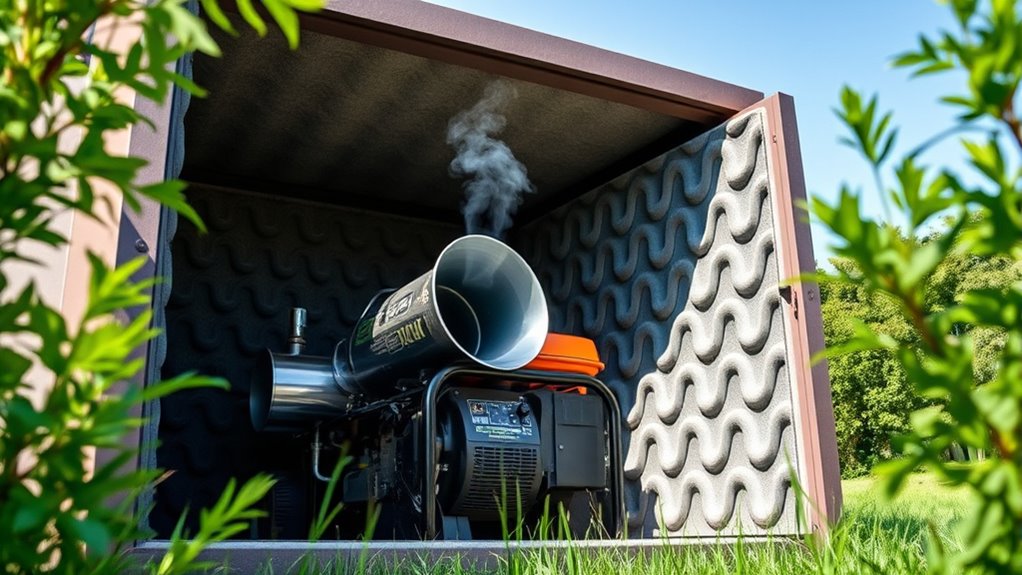 reduce generator noise effectively