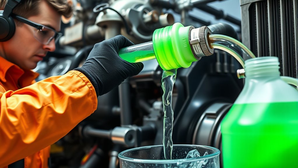 regular coolant flushing routine