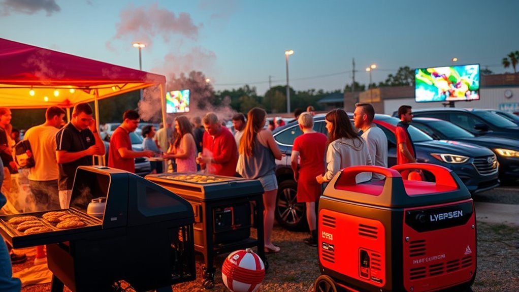 reliable quiet tailgate power