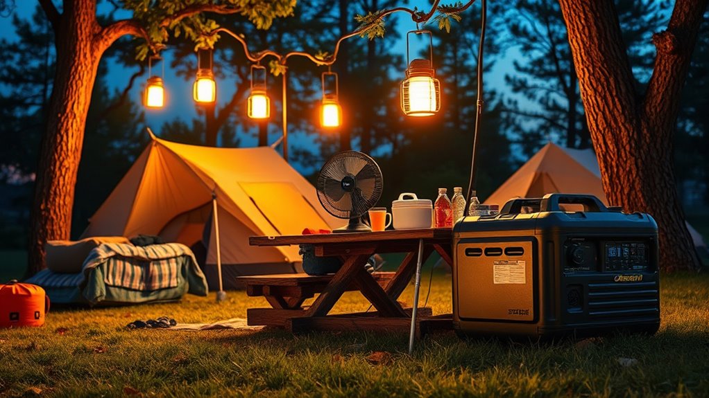 safe outdoor generator use