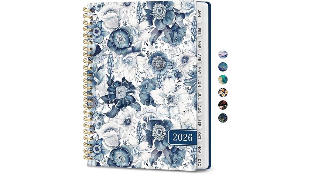 2026 calendar organizer tabs