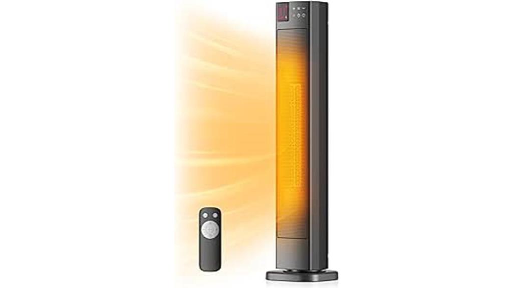 ceramic tower heater remote