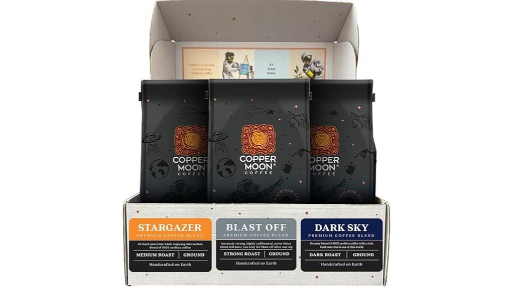 copper moon coffee gift set