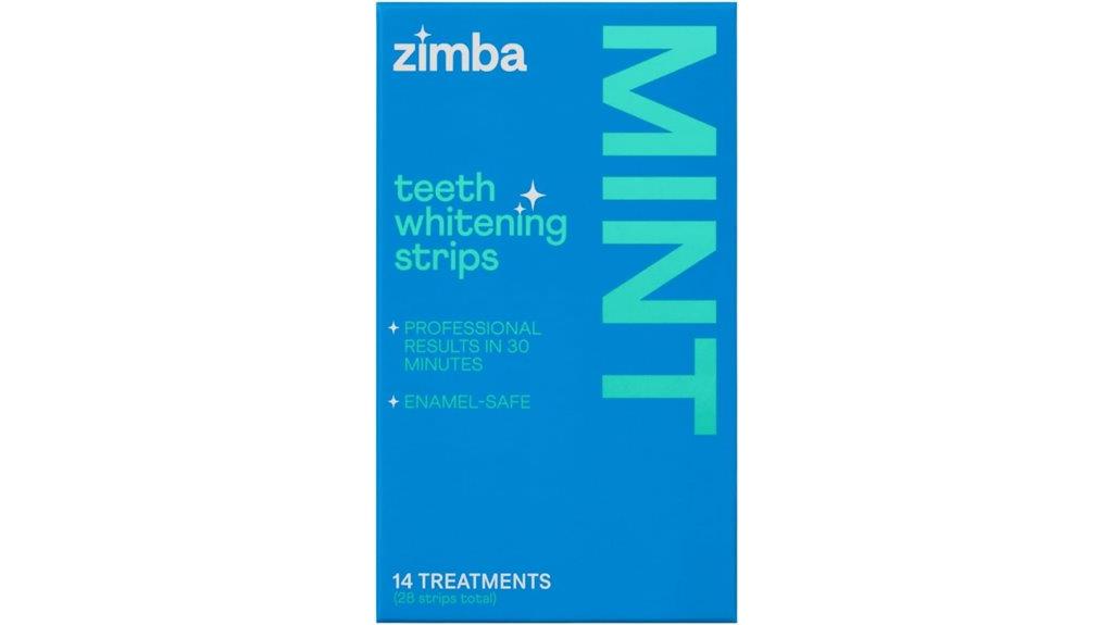 mint whitening strips