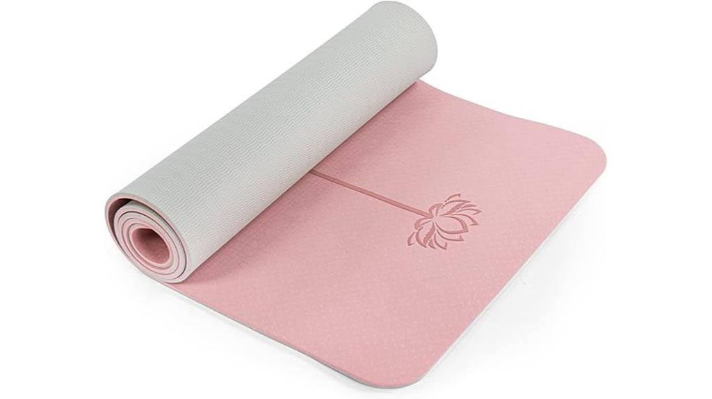 non slip pilates fitness mat