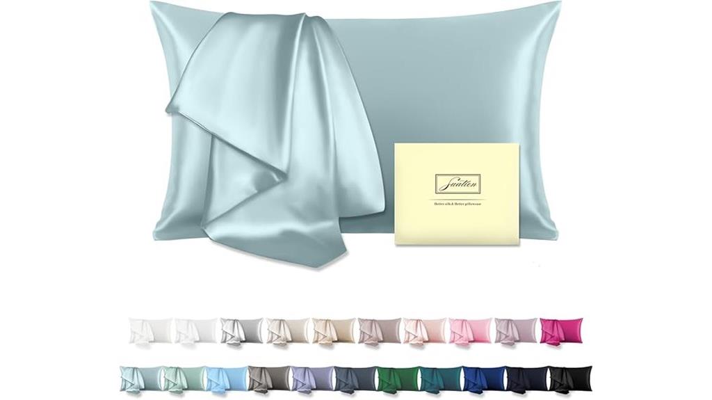 silk pillowcase standard size