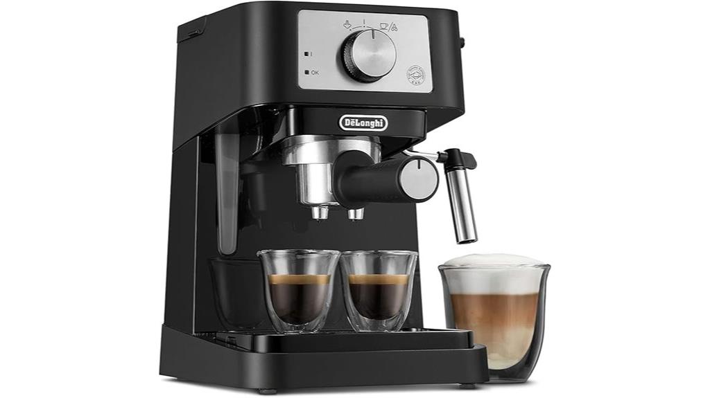 stainless steel espresso machine