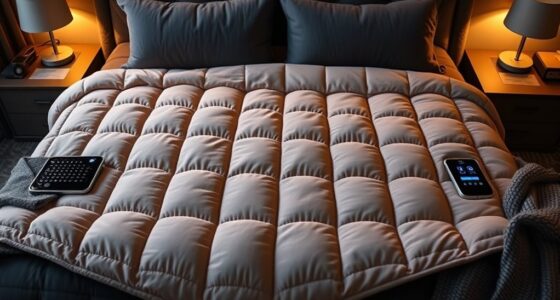 top dual control electric blankets