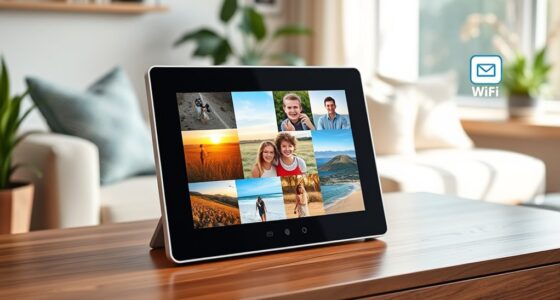 top email enabled digital frames