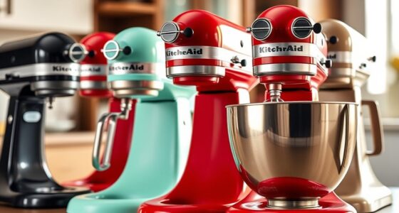 top kitchenaid mixer colors