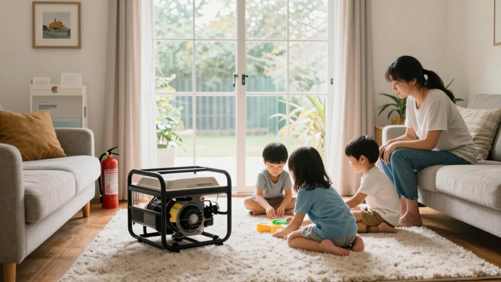 child safety during outages