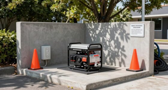 create a secure generator area