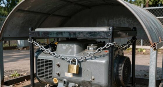 easy generator theft prevention