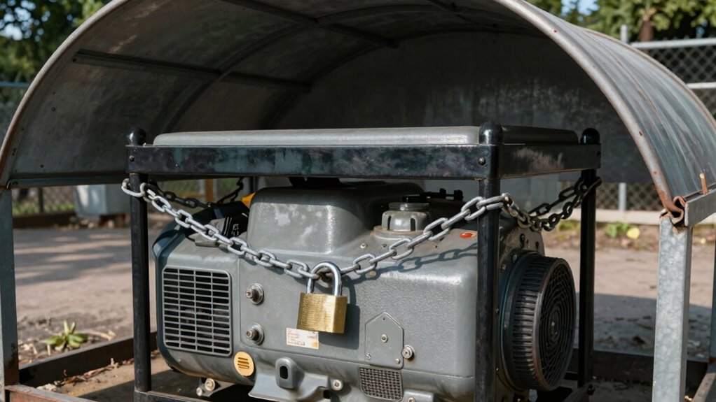 easy generator theft prevention