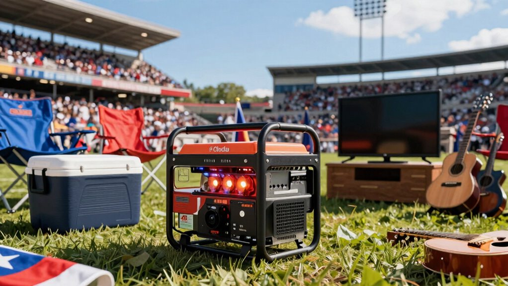 efficient portable tailgate generator