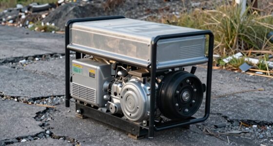 generator instability on uneven terrain