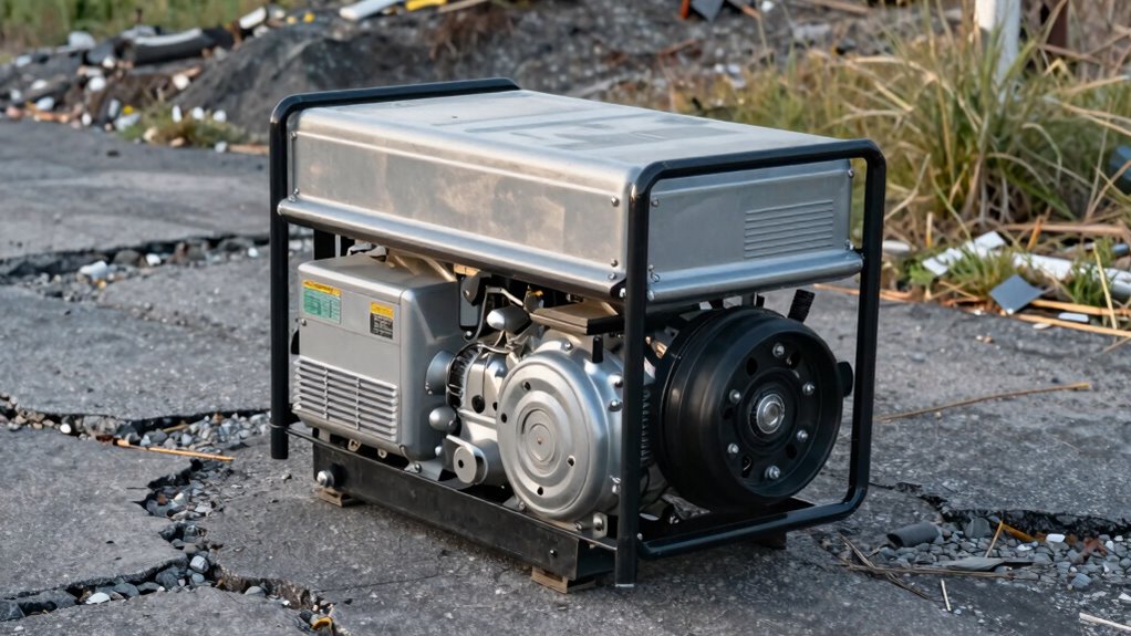 generator instability on uneven terrain